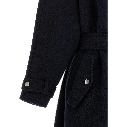 Blue Polyamide Coat