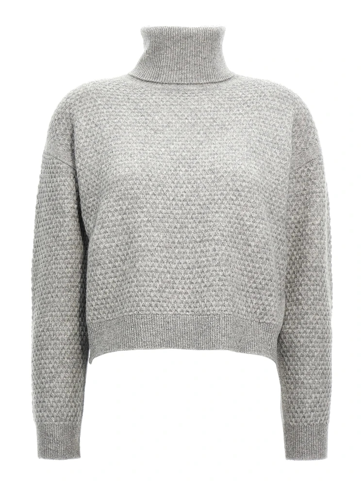 Gray Cashmere Cardigan