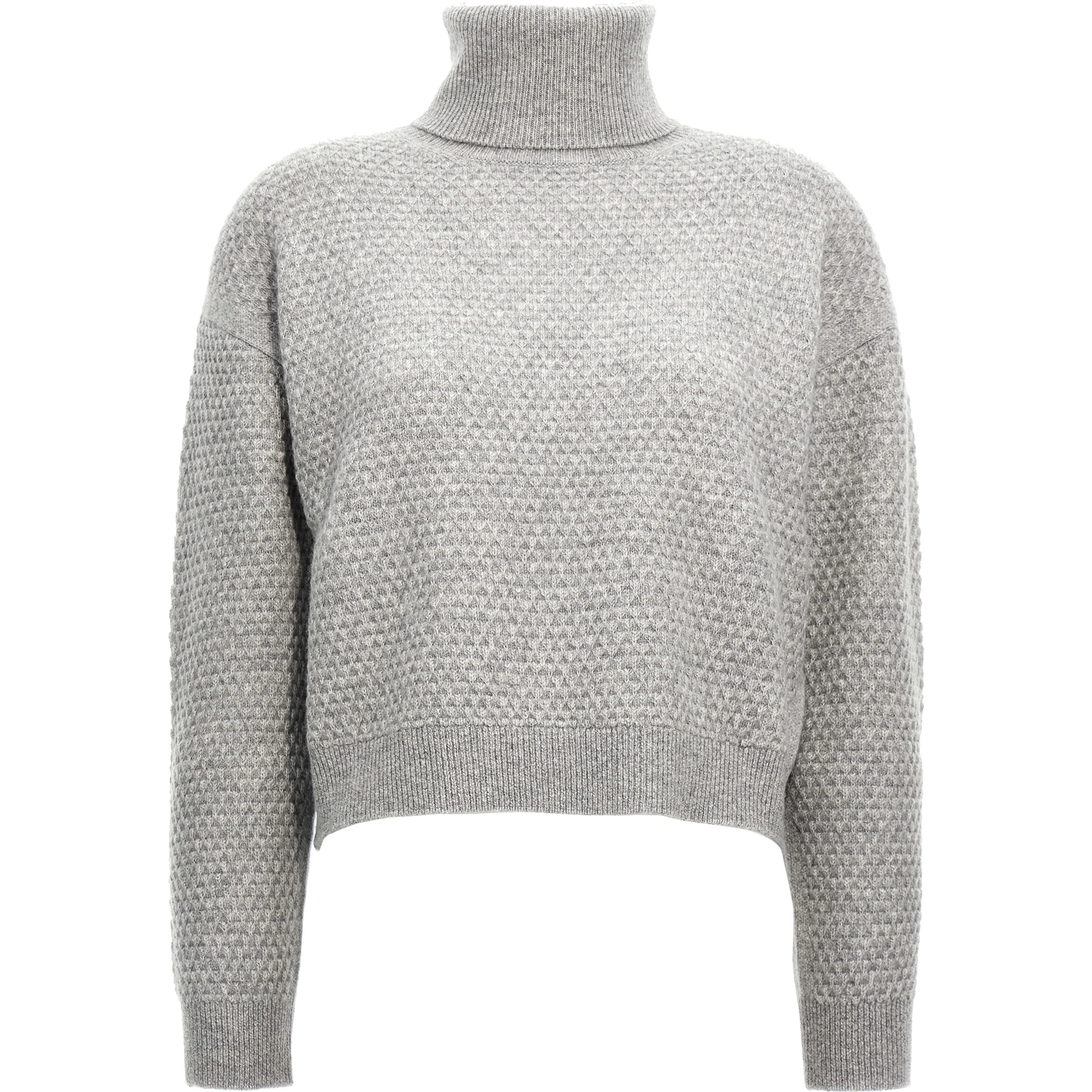 Gray Cashmere Cardigan