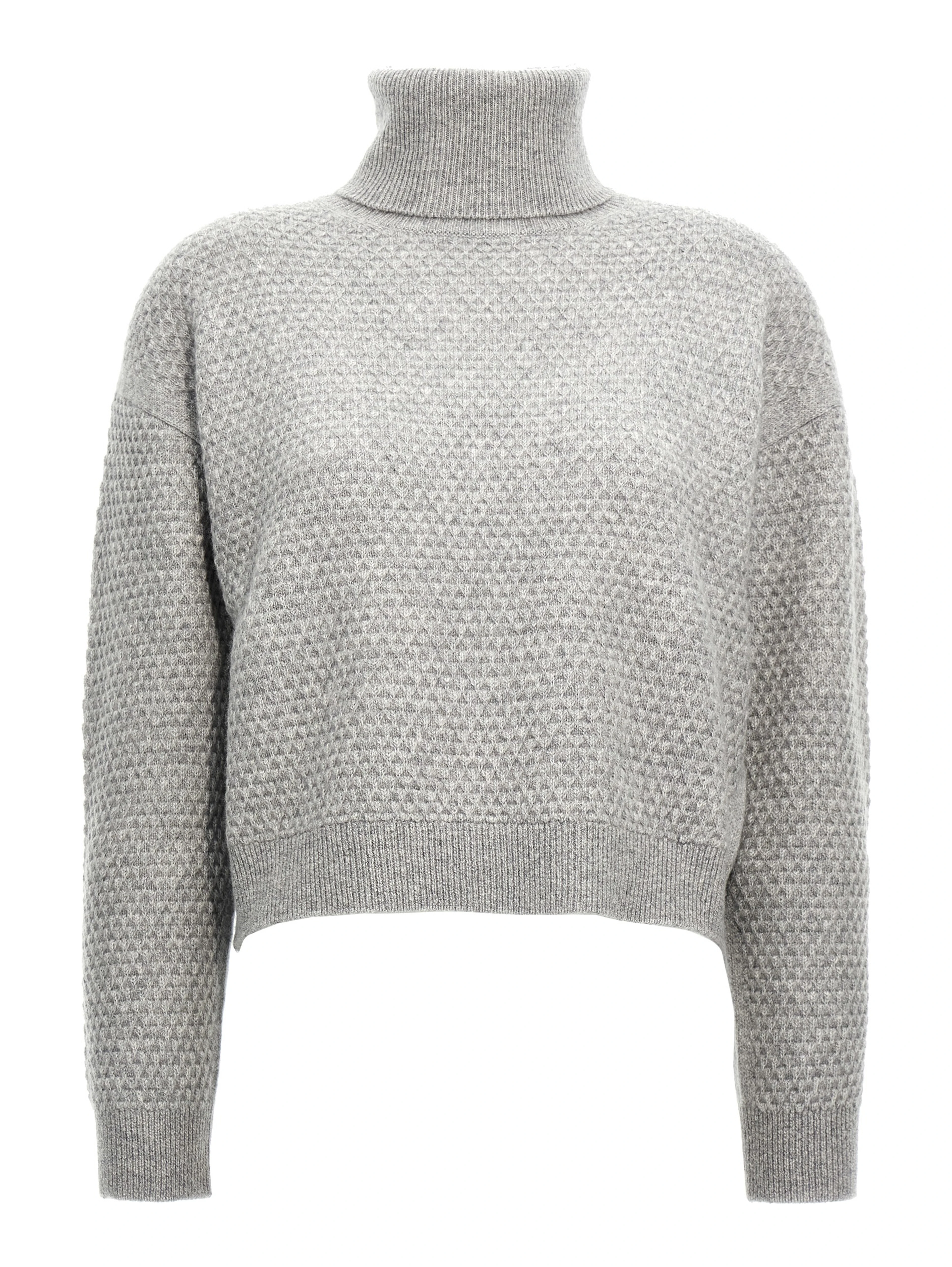 Gray Cashmere Cardigan