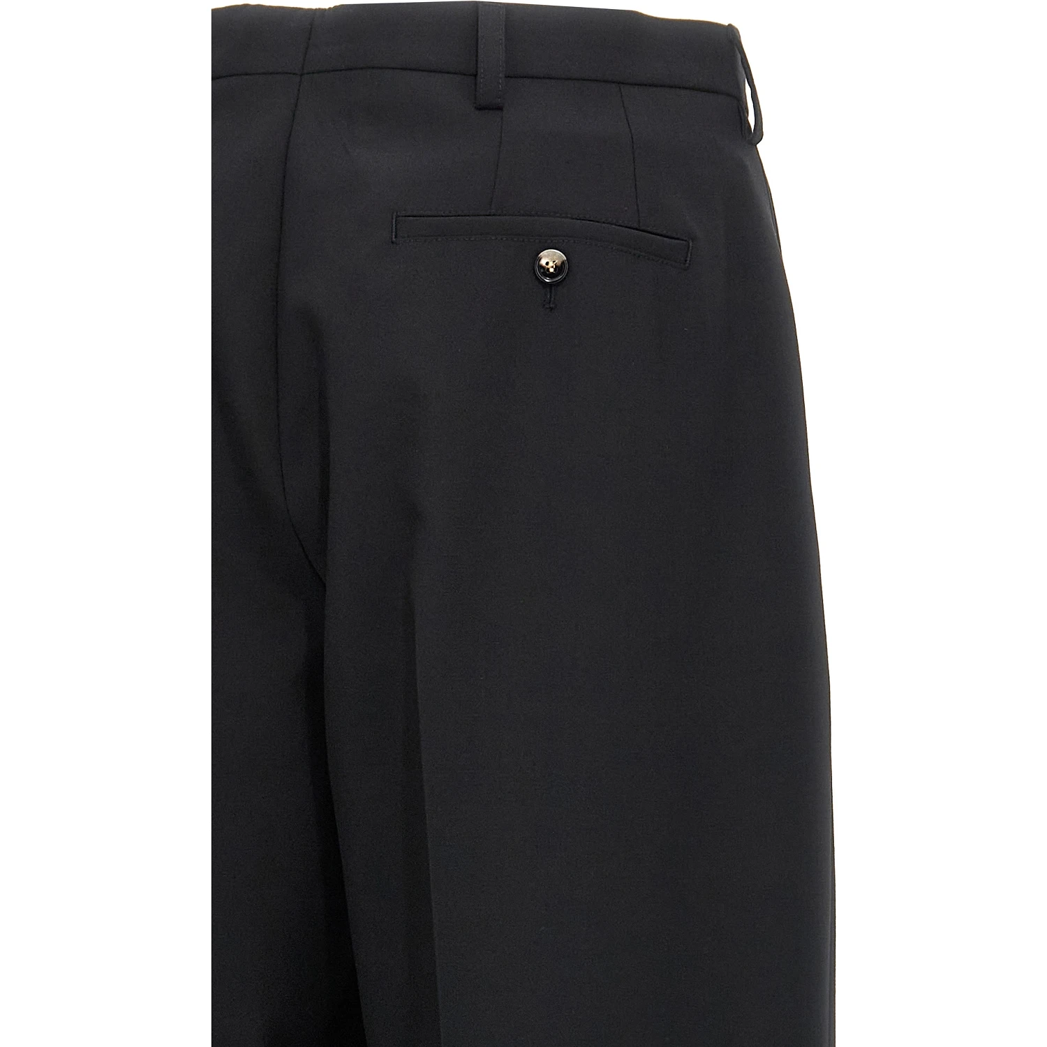 Black Polyester Dress Pants