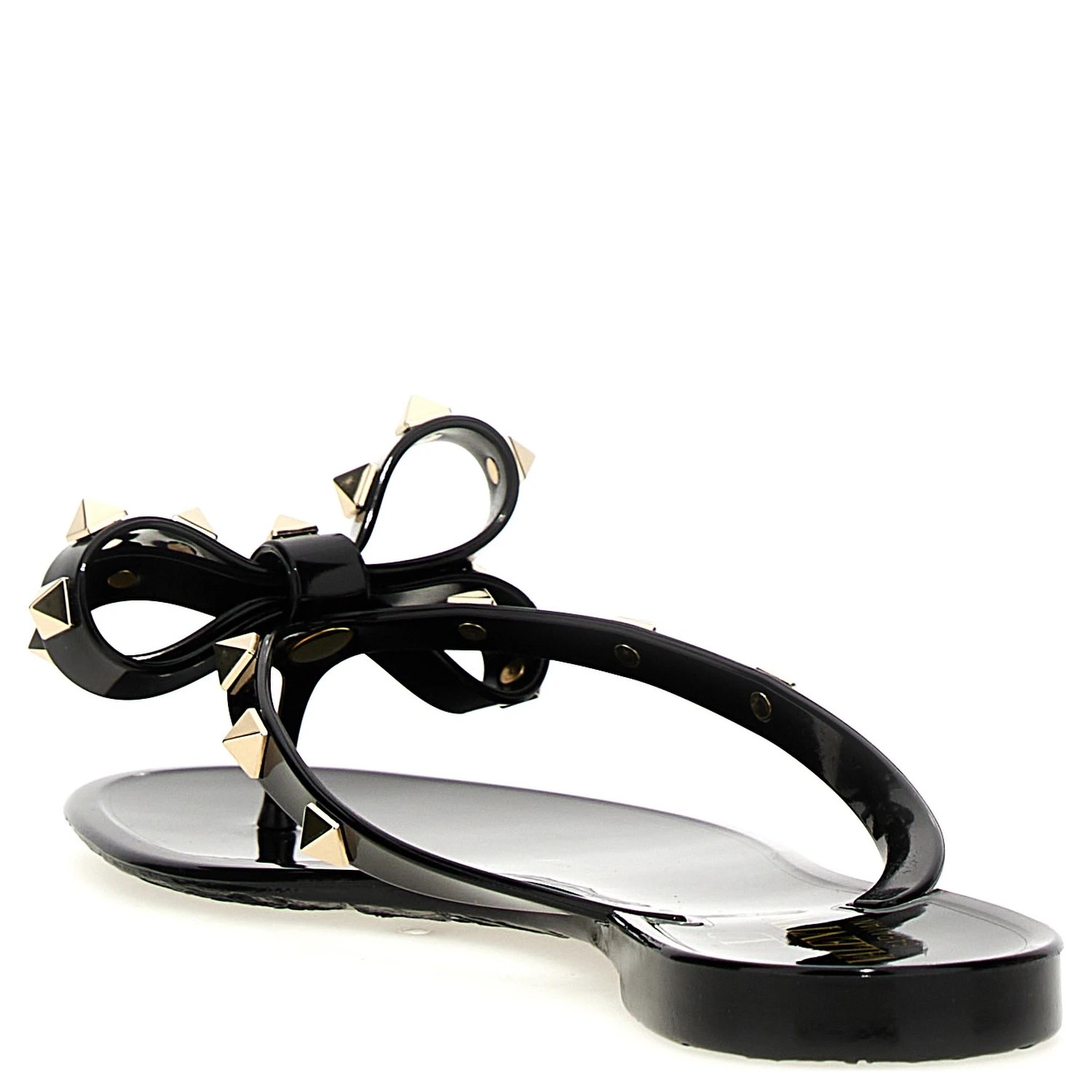 Black PVC Slides