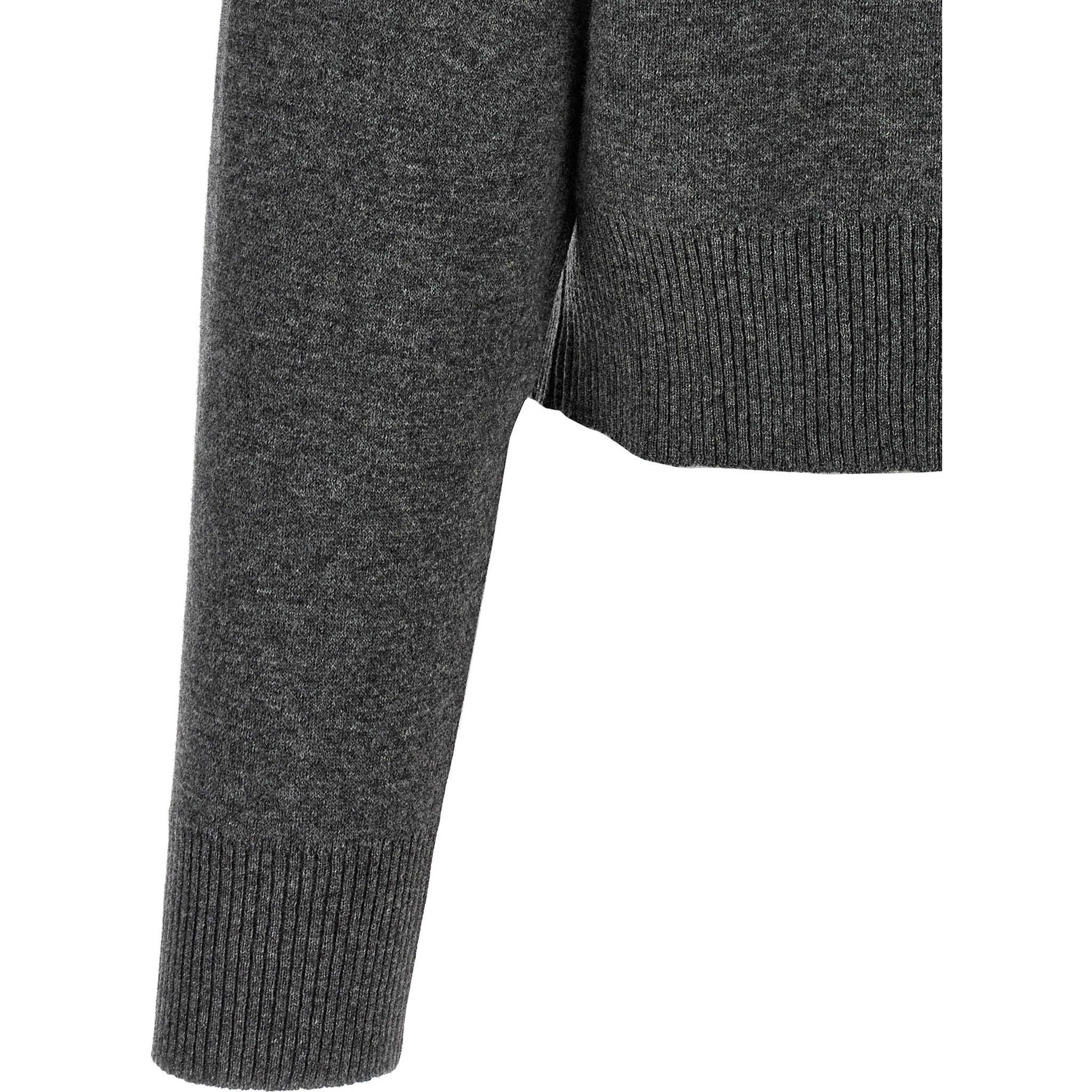 Gray Cashmere Cardigan