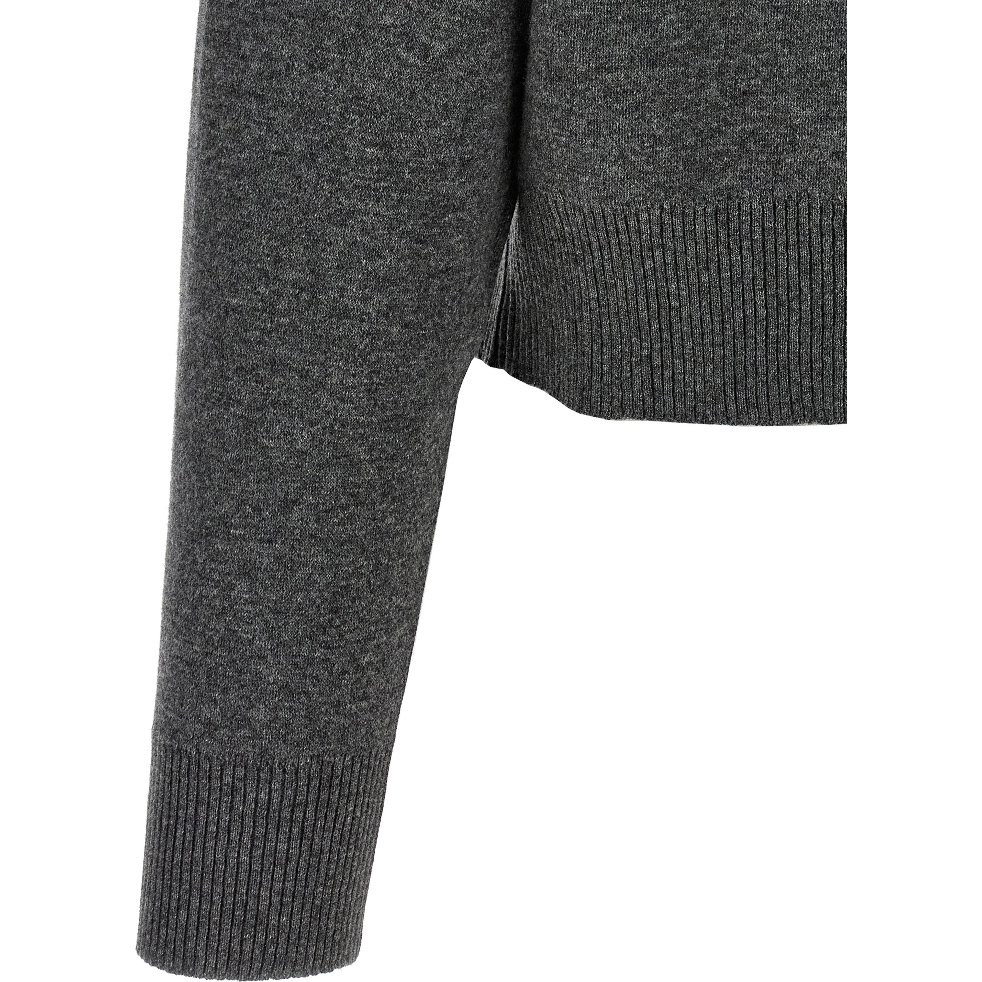 Gray Cashmere Cardigan
