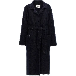 Blue Wool Coat