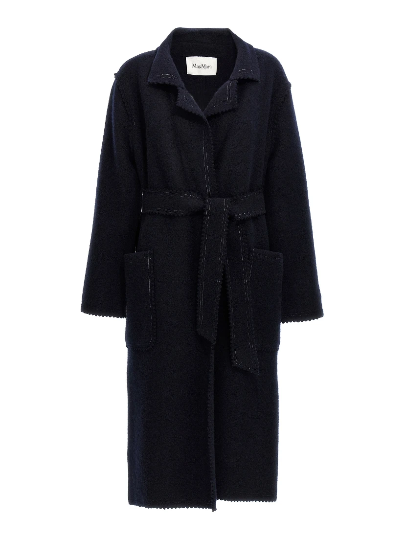 Blue Wool Coat