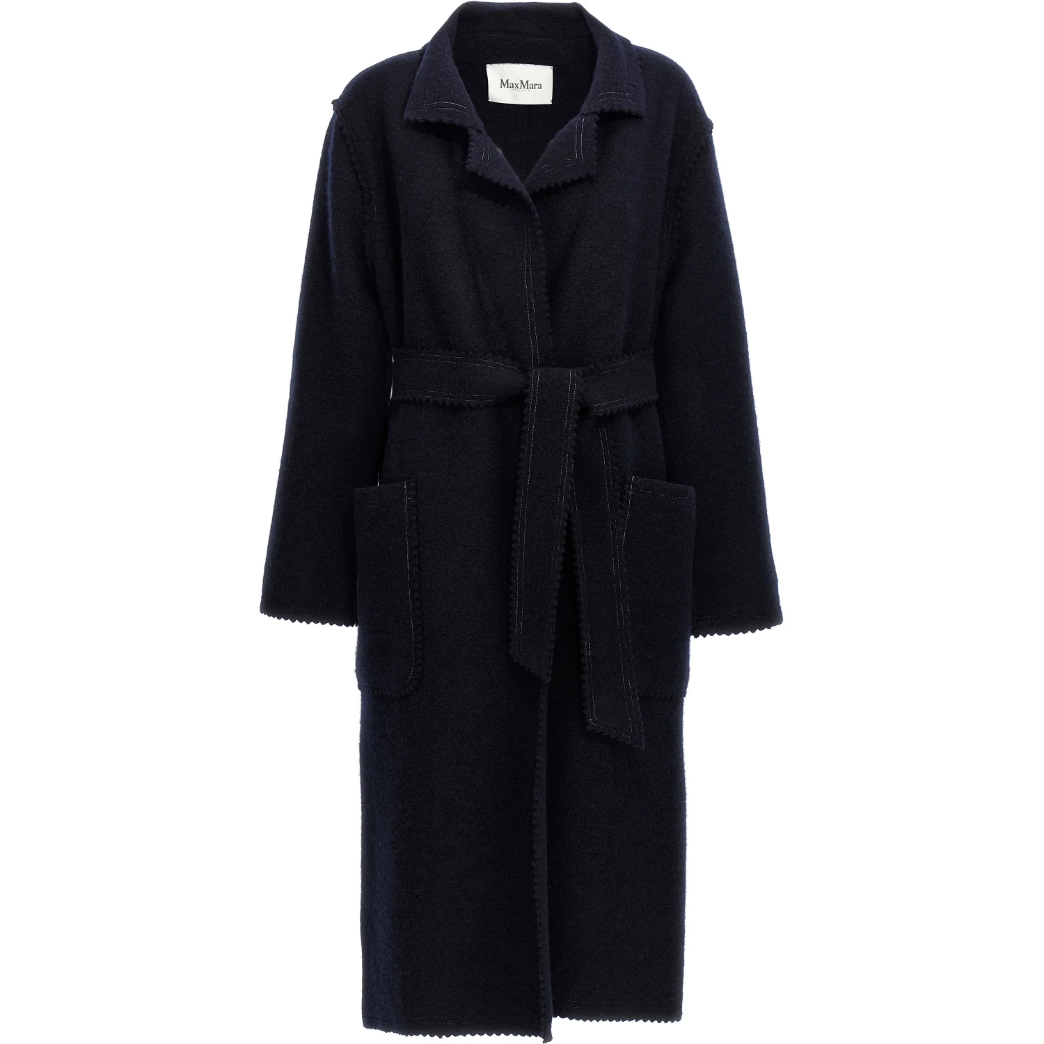 Blue Wool Coat