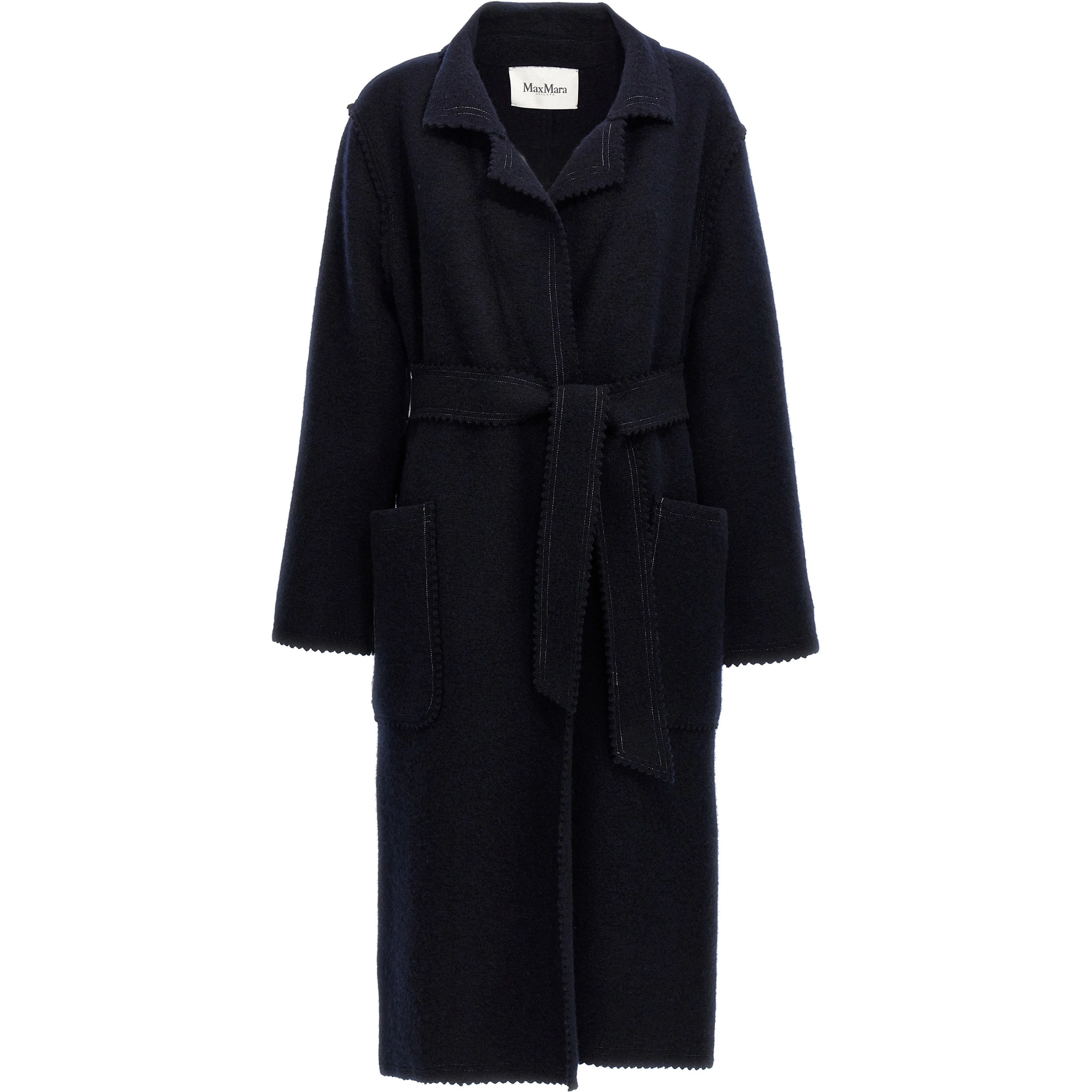 Blue Wool Coat