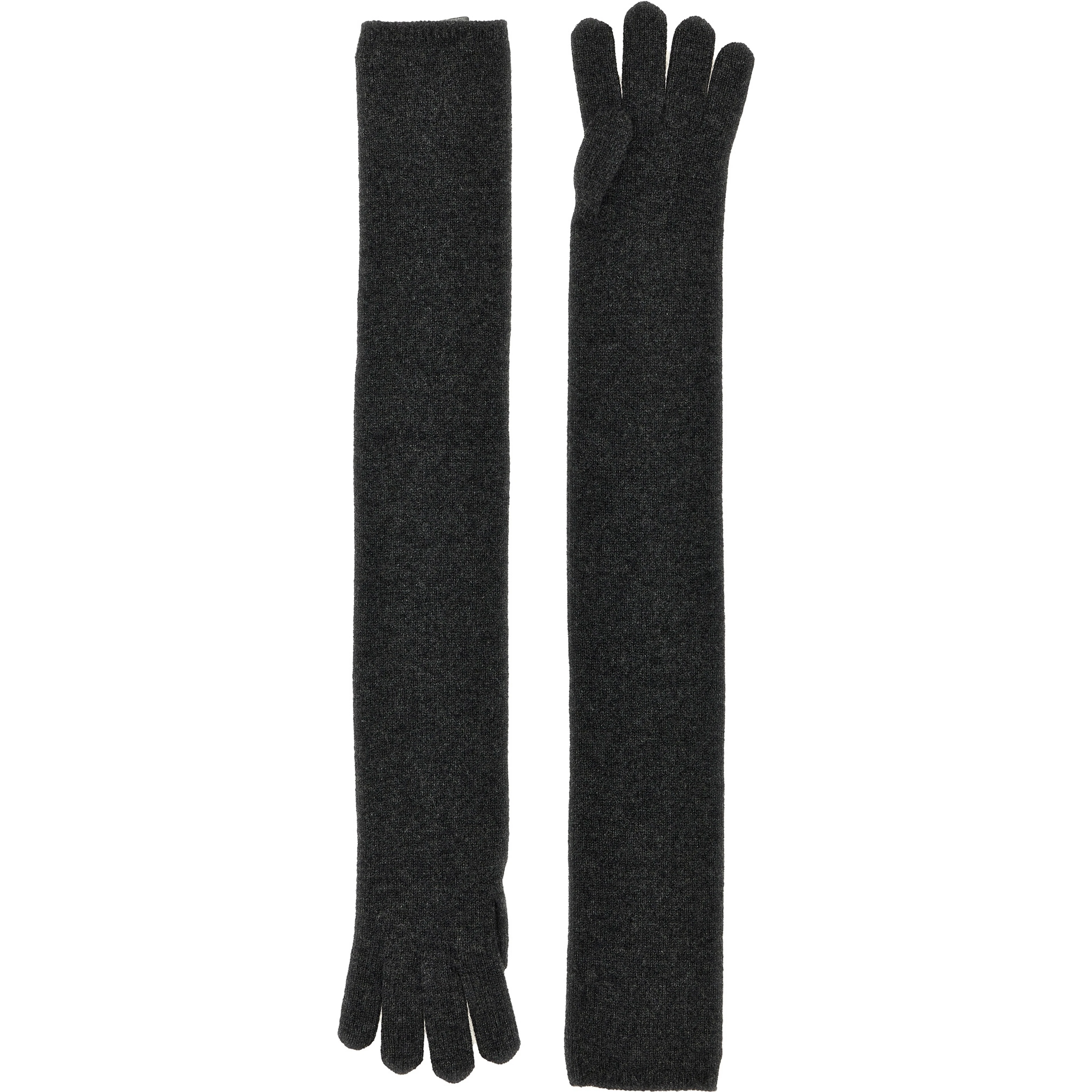 Gray Cashmere Gloves