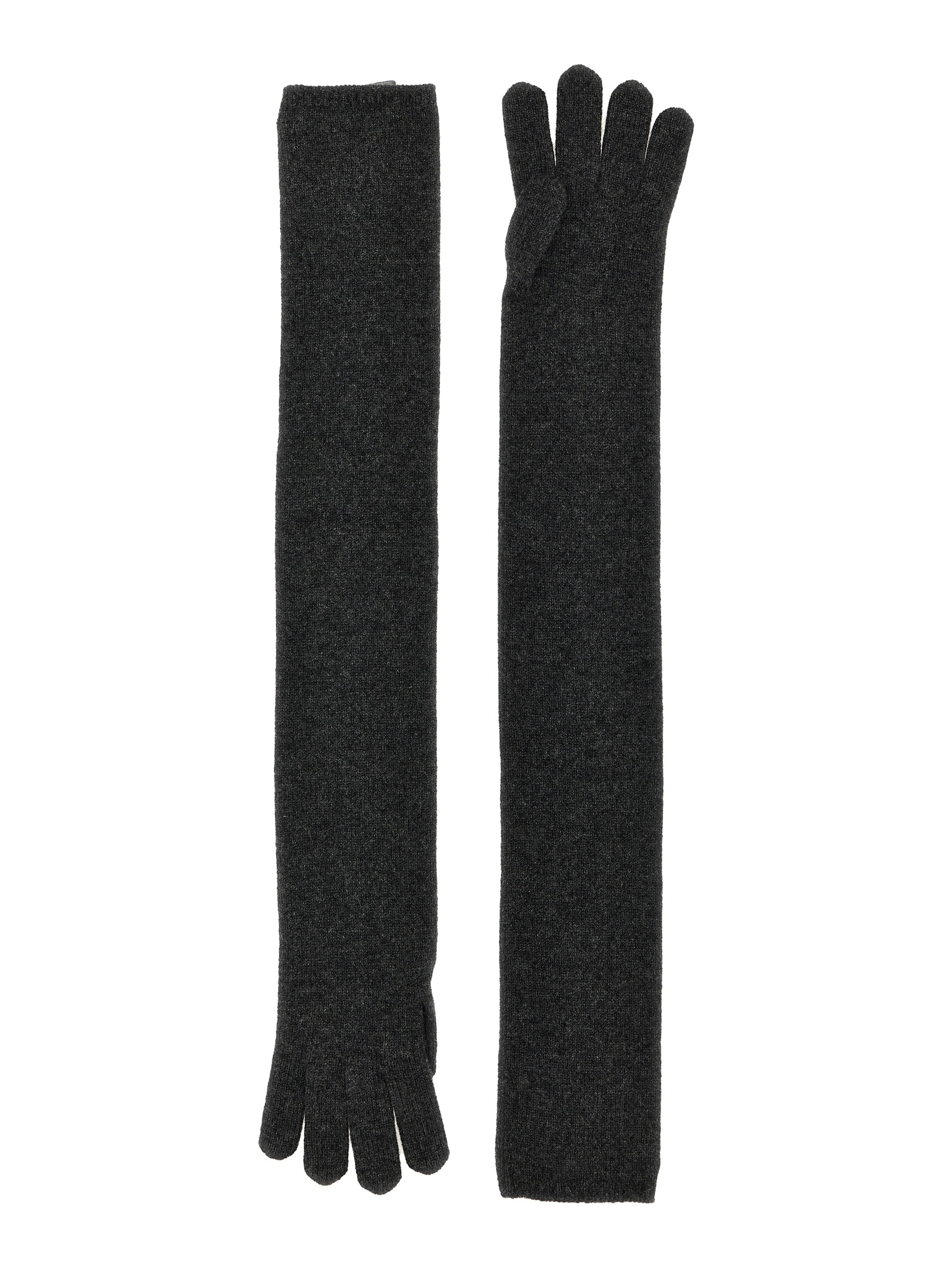 Gray Cashmere Gloves