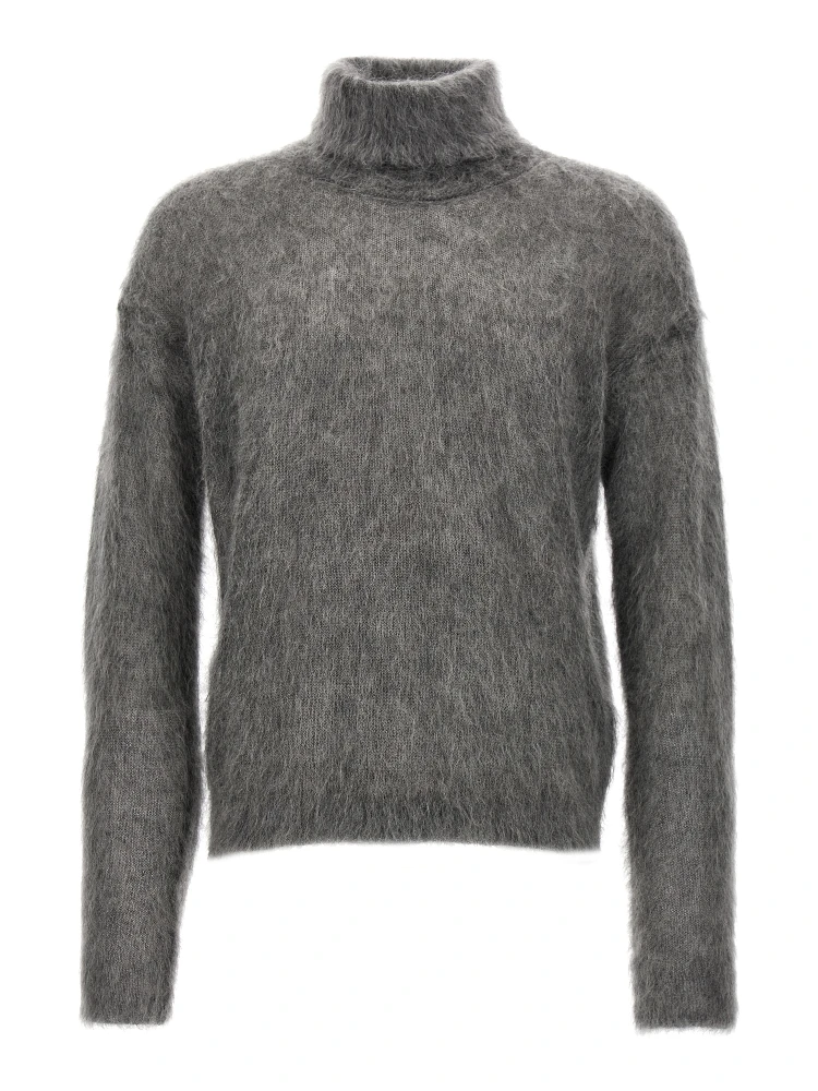 Gray Wool Cardigan