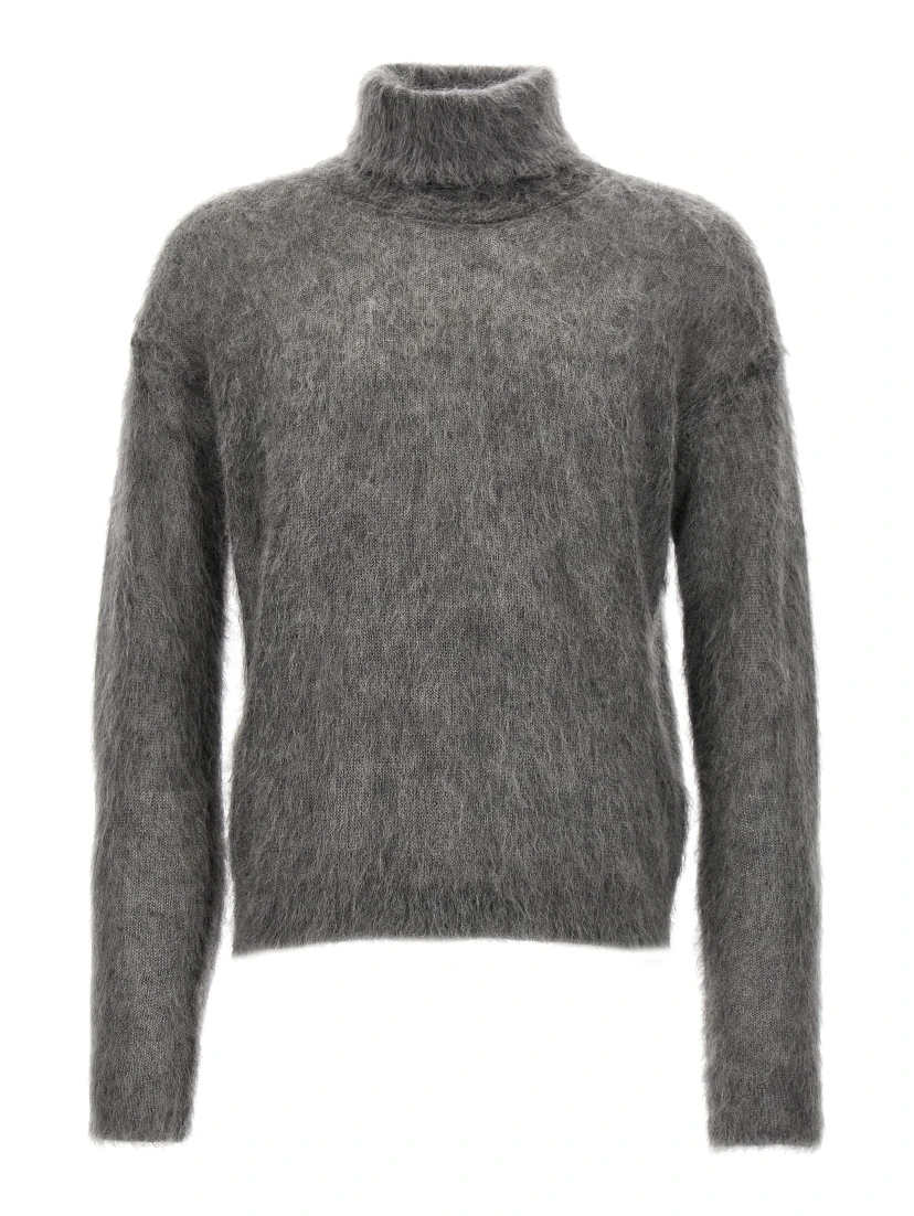 Gray Wool Cardigan