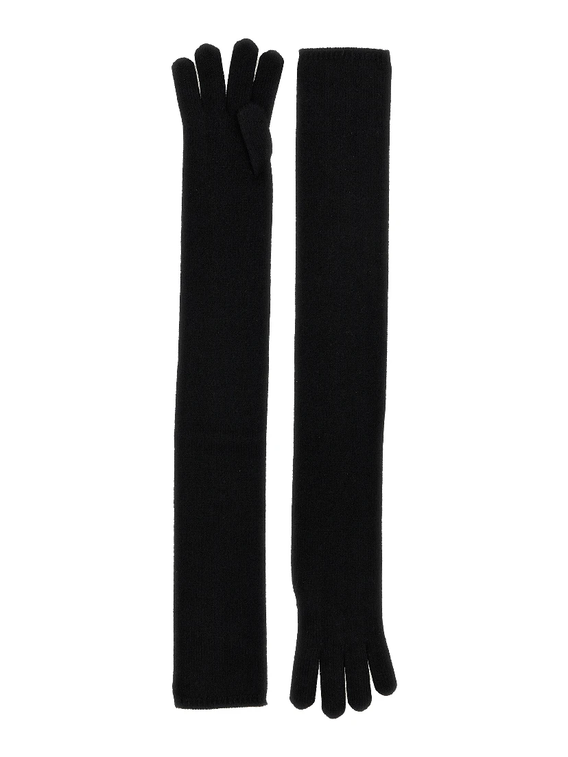 Black Cashmere Gloves