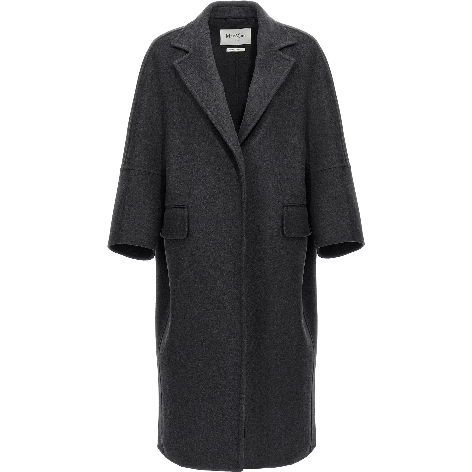 Gray Virgin Wool Coat