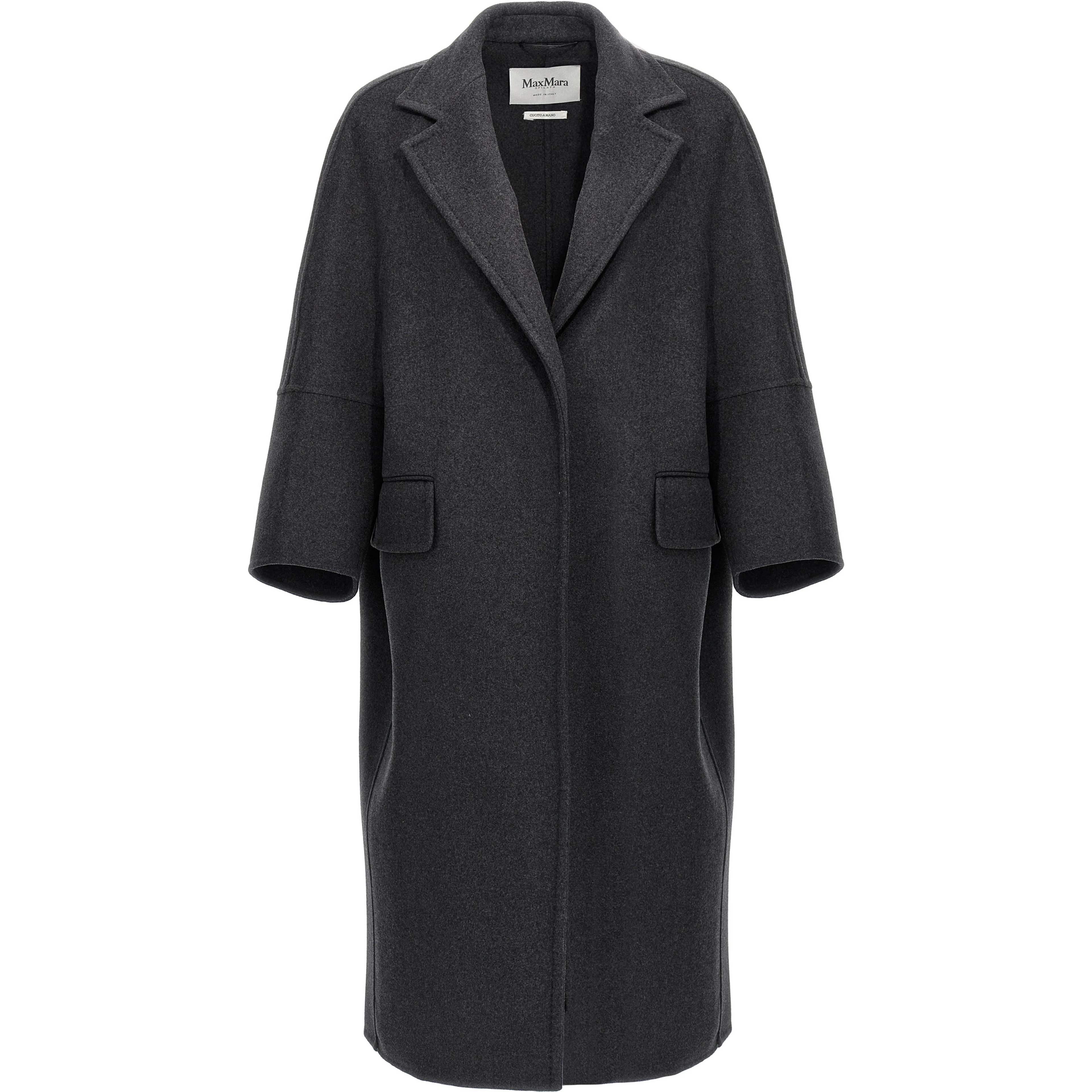 Gray Virgin Wool Coat