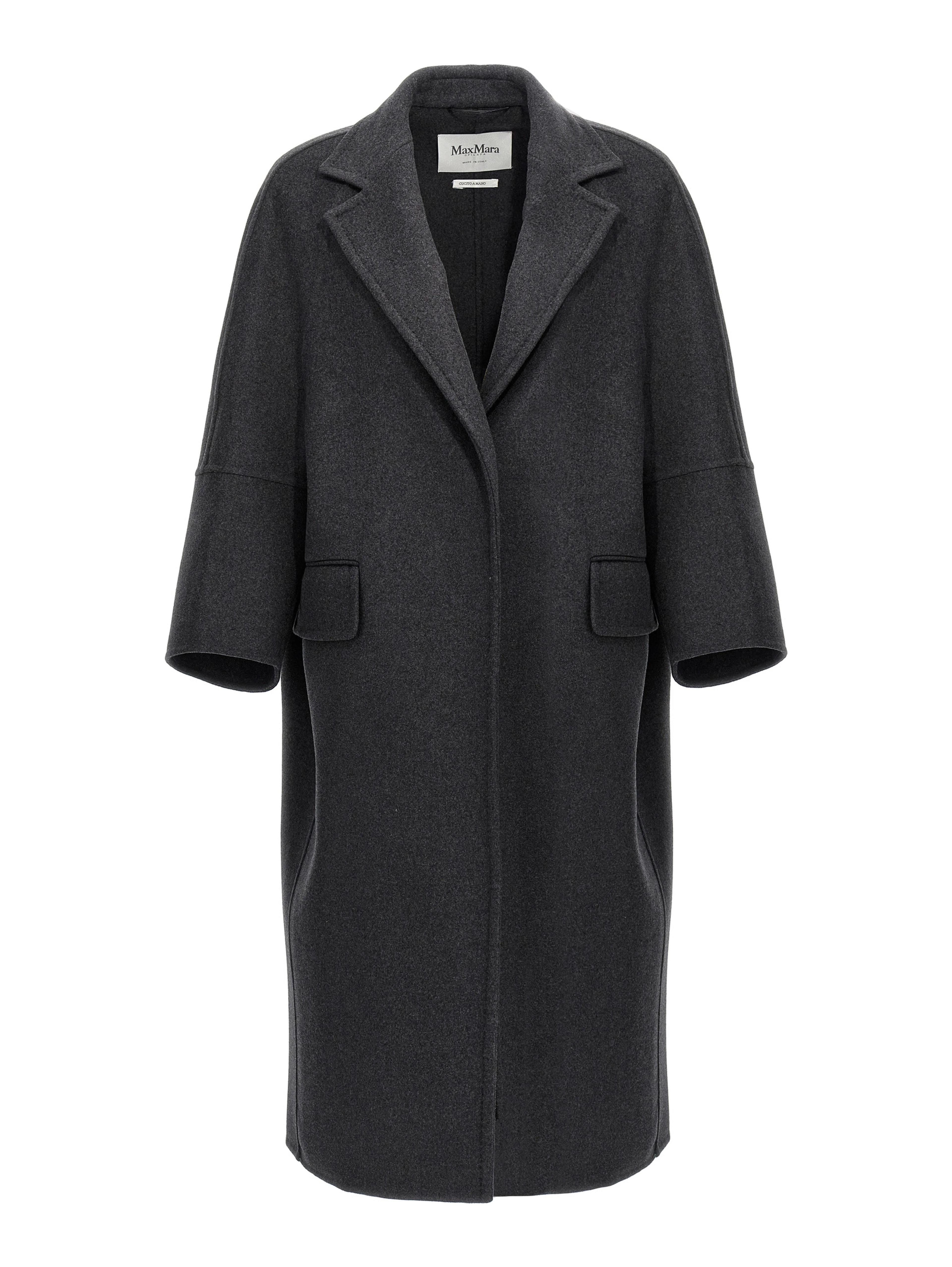 Gray Virgin Wool Coat