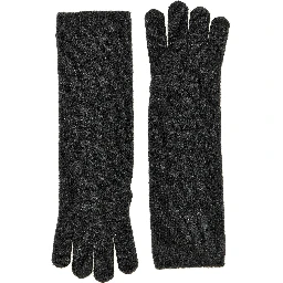 Gray Cashmere Gloves