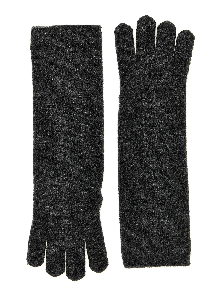 Gray Cashmere Gloves