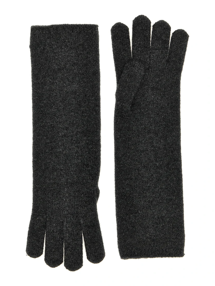 Gray Cashmere Gloves