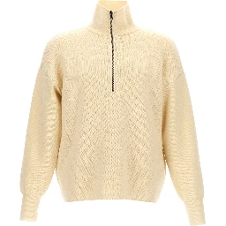 White Merino Wool Cardigan