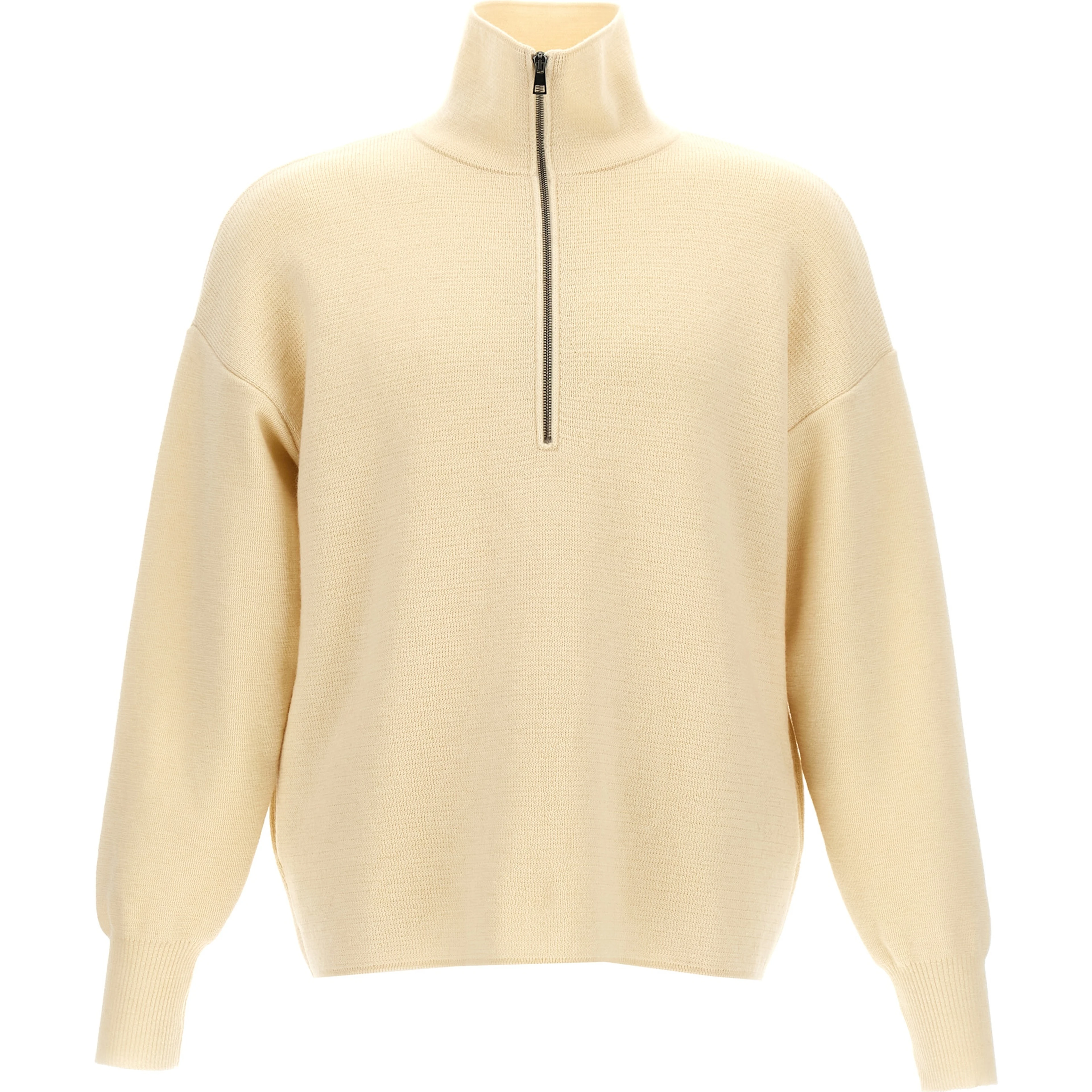White Merino Wool Cardigan