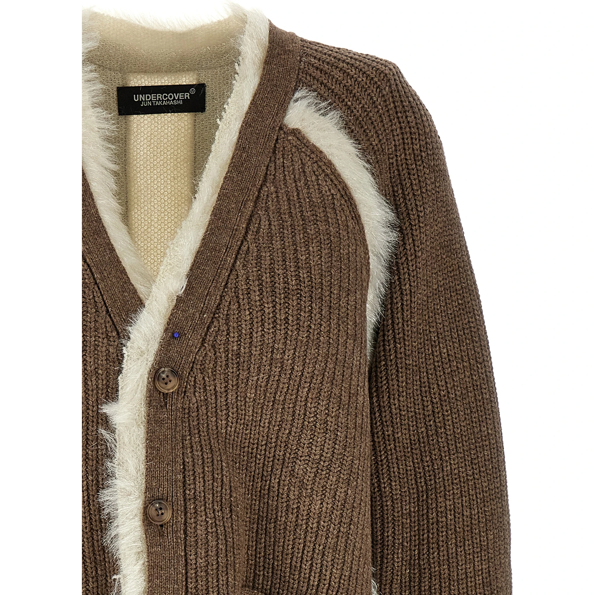 Brown Wool Cardigan