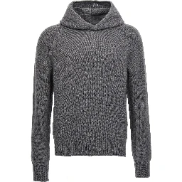 Gray Wool Cardigan