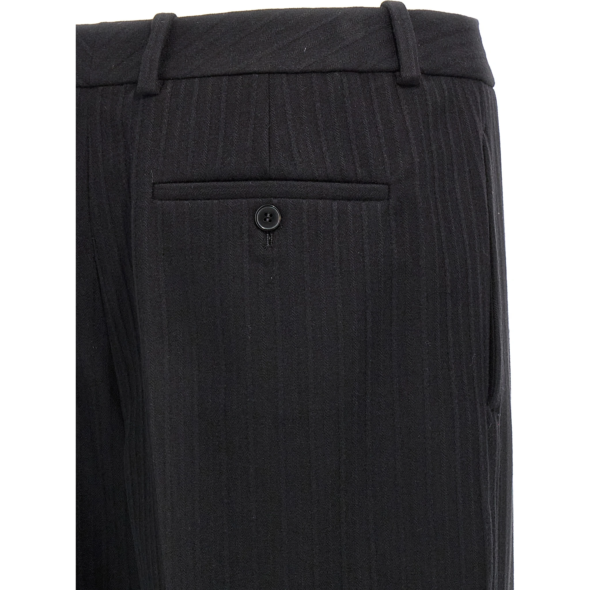 Black Wool Dress Pants