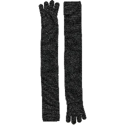 Gray Cashmere Gloves