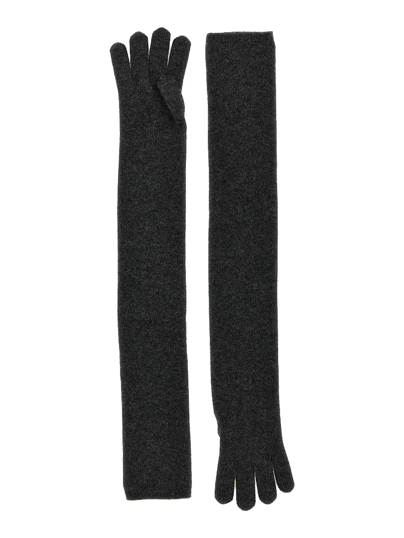 Gray Cashmere Gloves