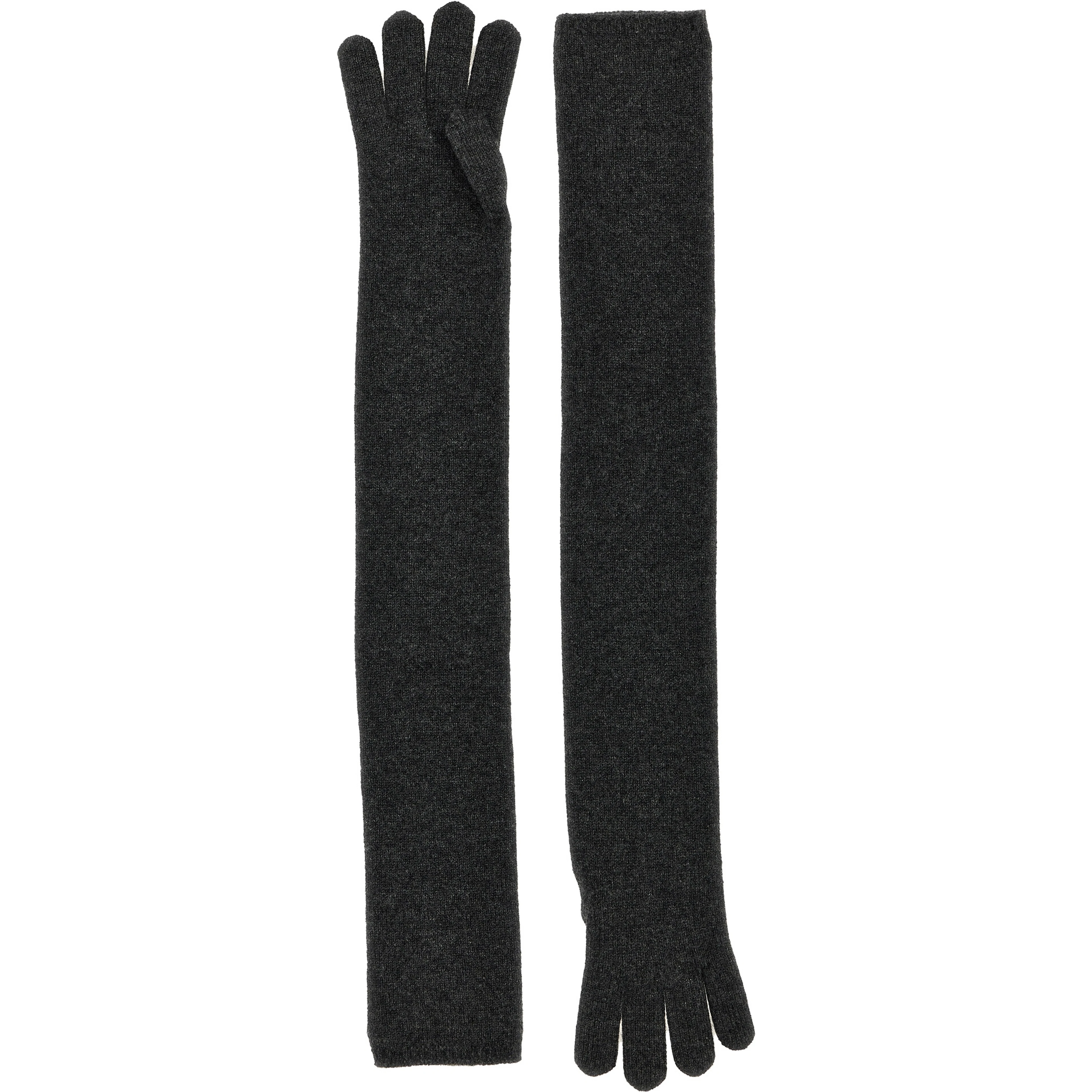 Gray Cashmere Gloves