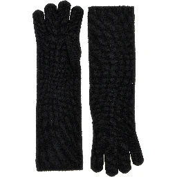 Black Cashmere Gloves