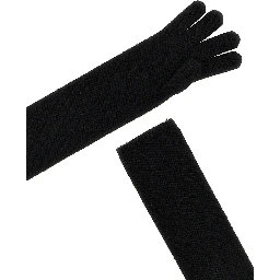 Black Cashmere Gloves
