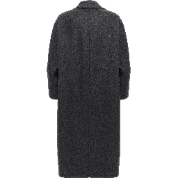Gray Virgin Wool Coat