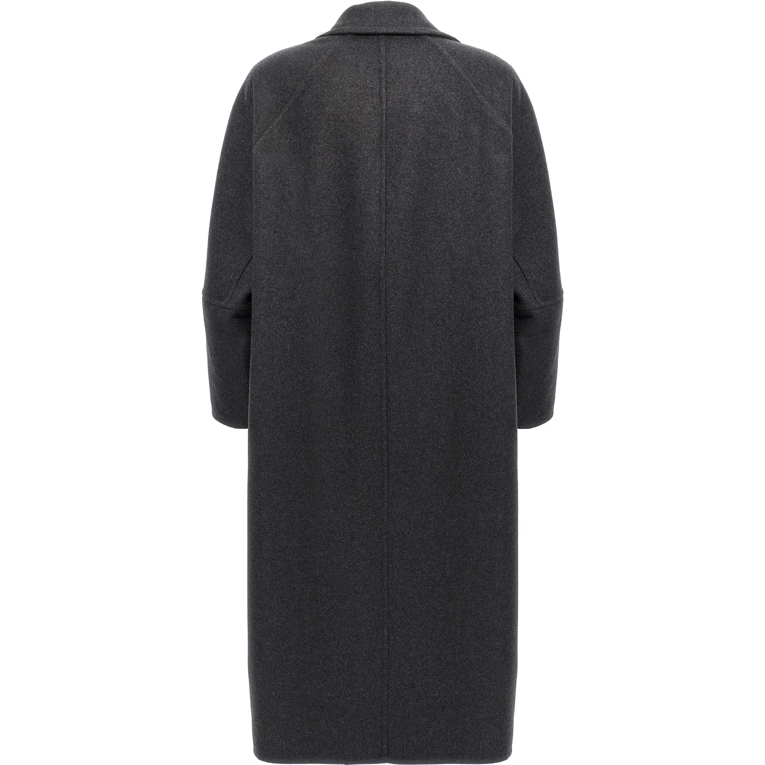 Gray Virgin Wool Coat