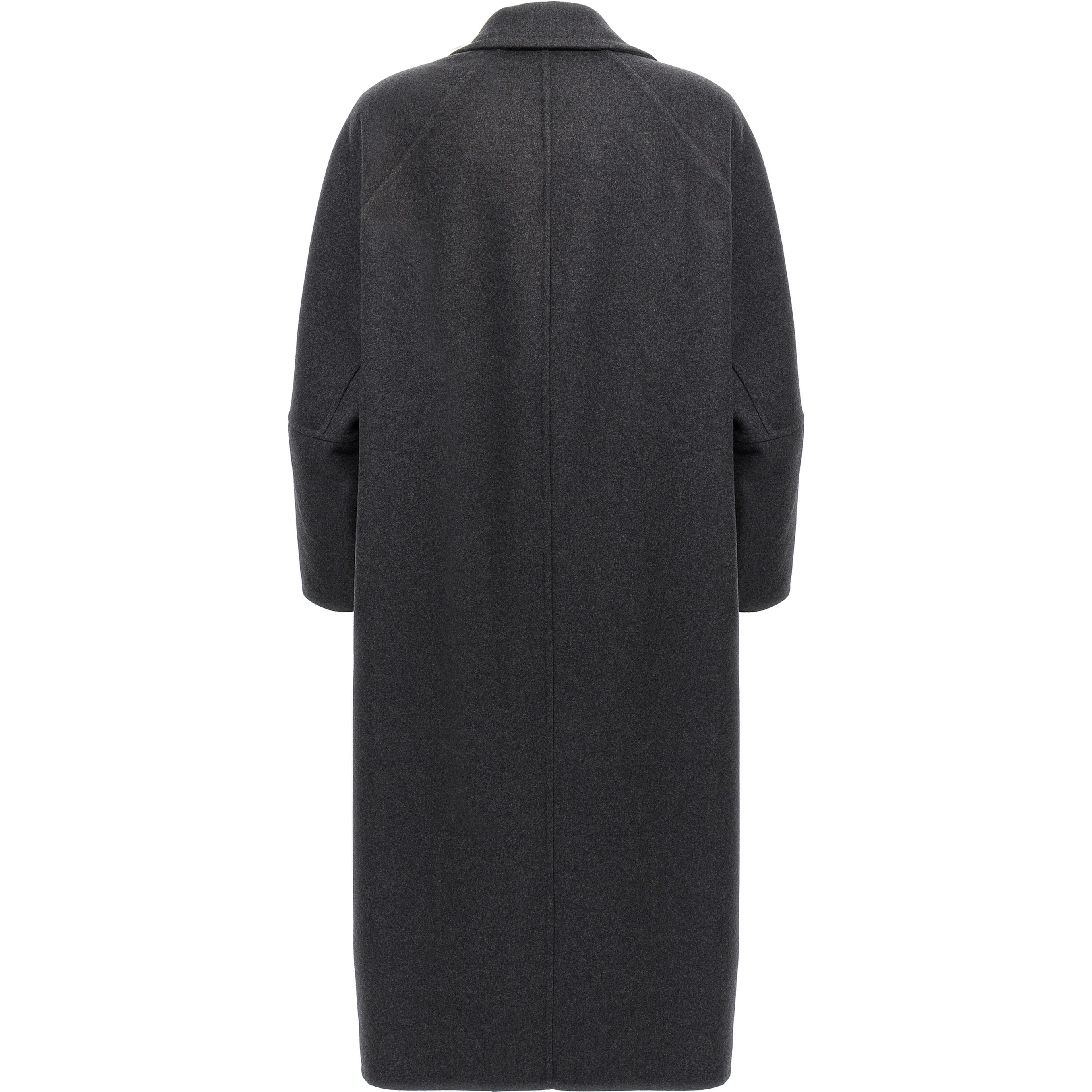 Gray Virgin Wool Coat