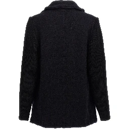 Blue Wool Coat