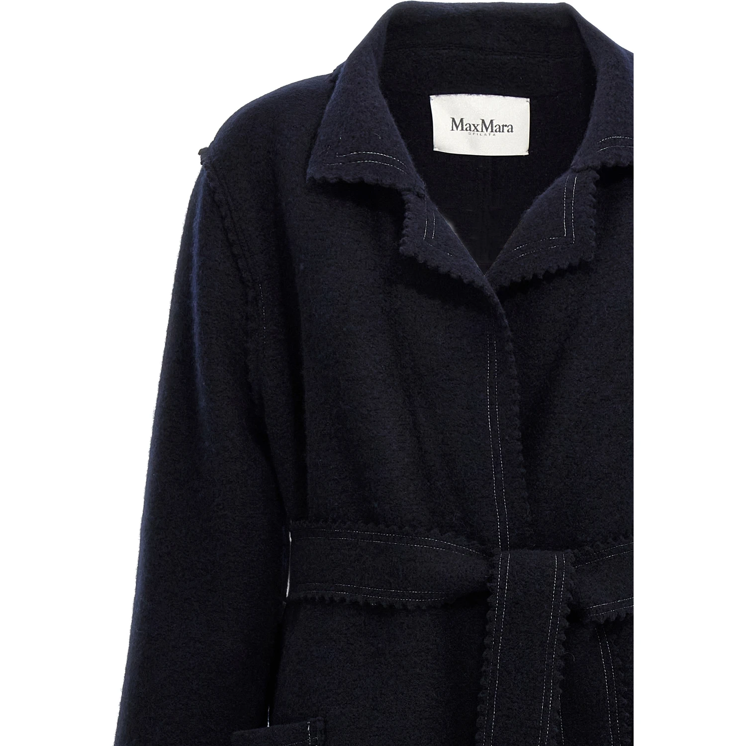 Blue Wool Coat
