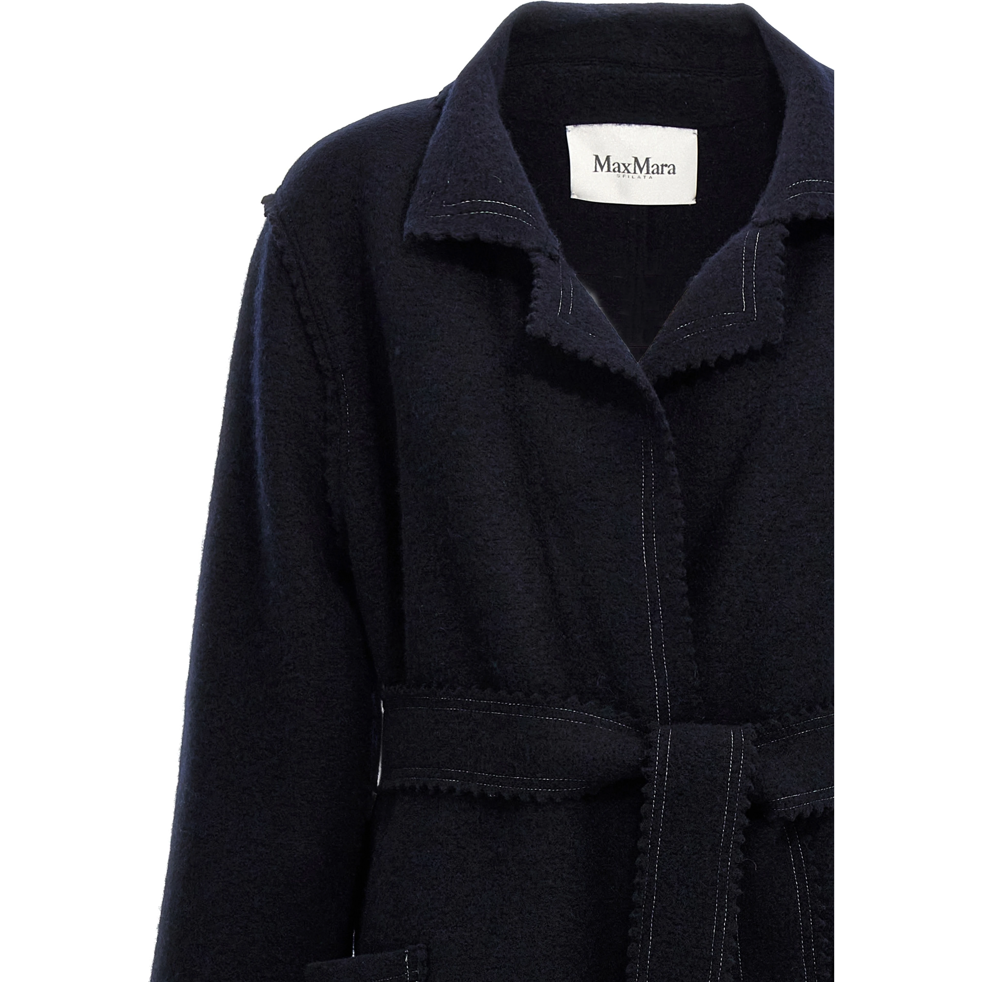 Blue Wool Coat