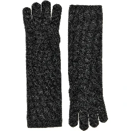 Gray Cashmere Gloves