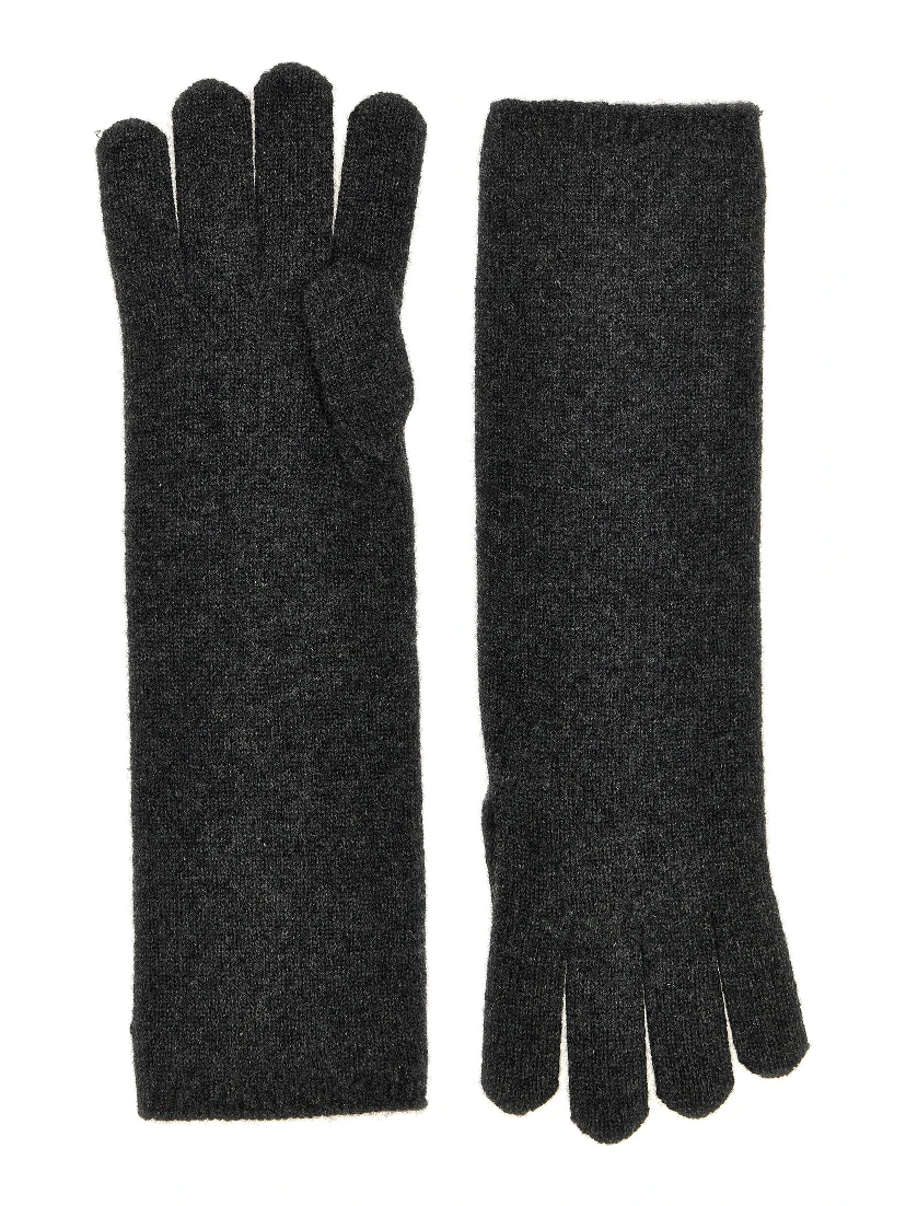 Gray Cashmere Gloves