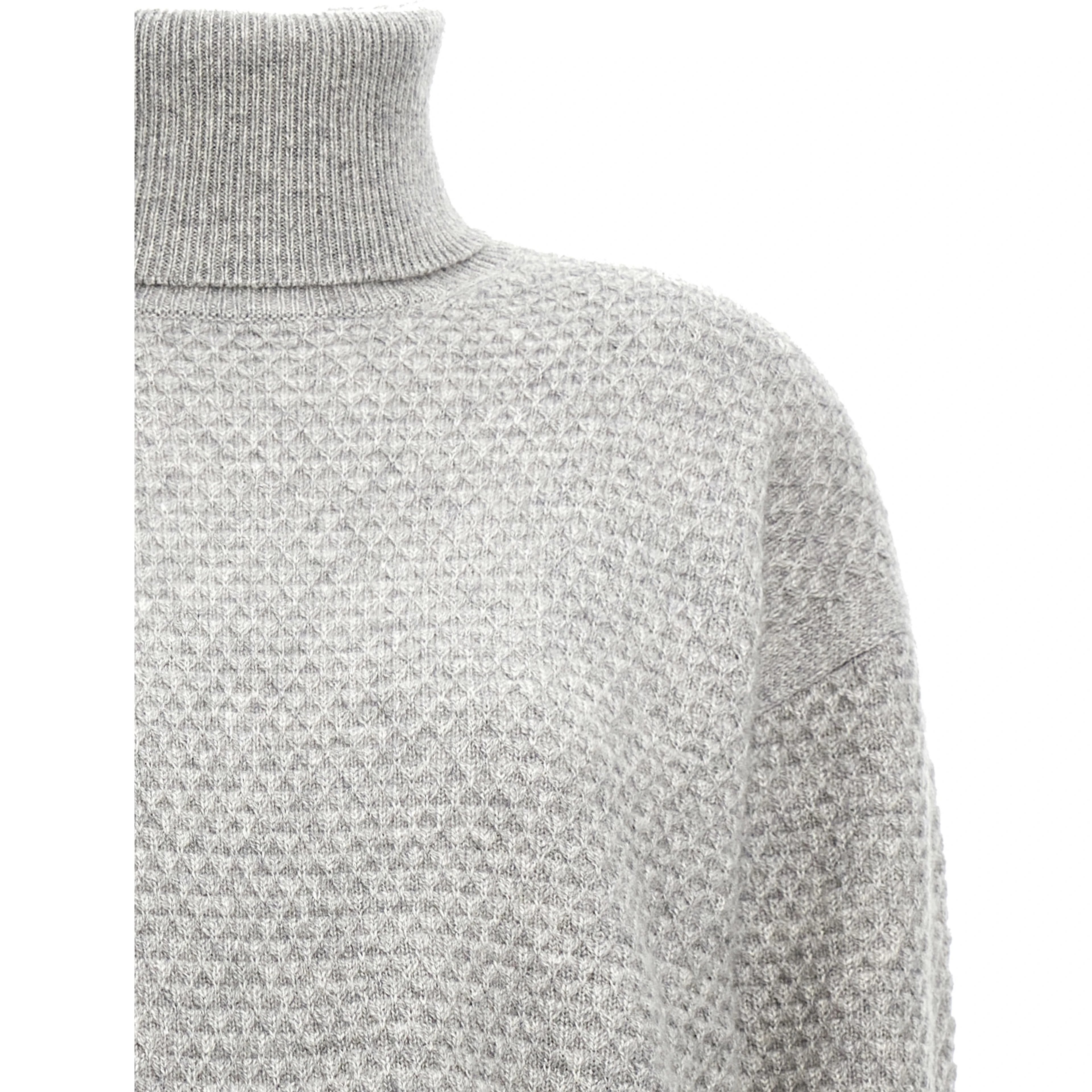 Gray Cashmere Cardigan