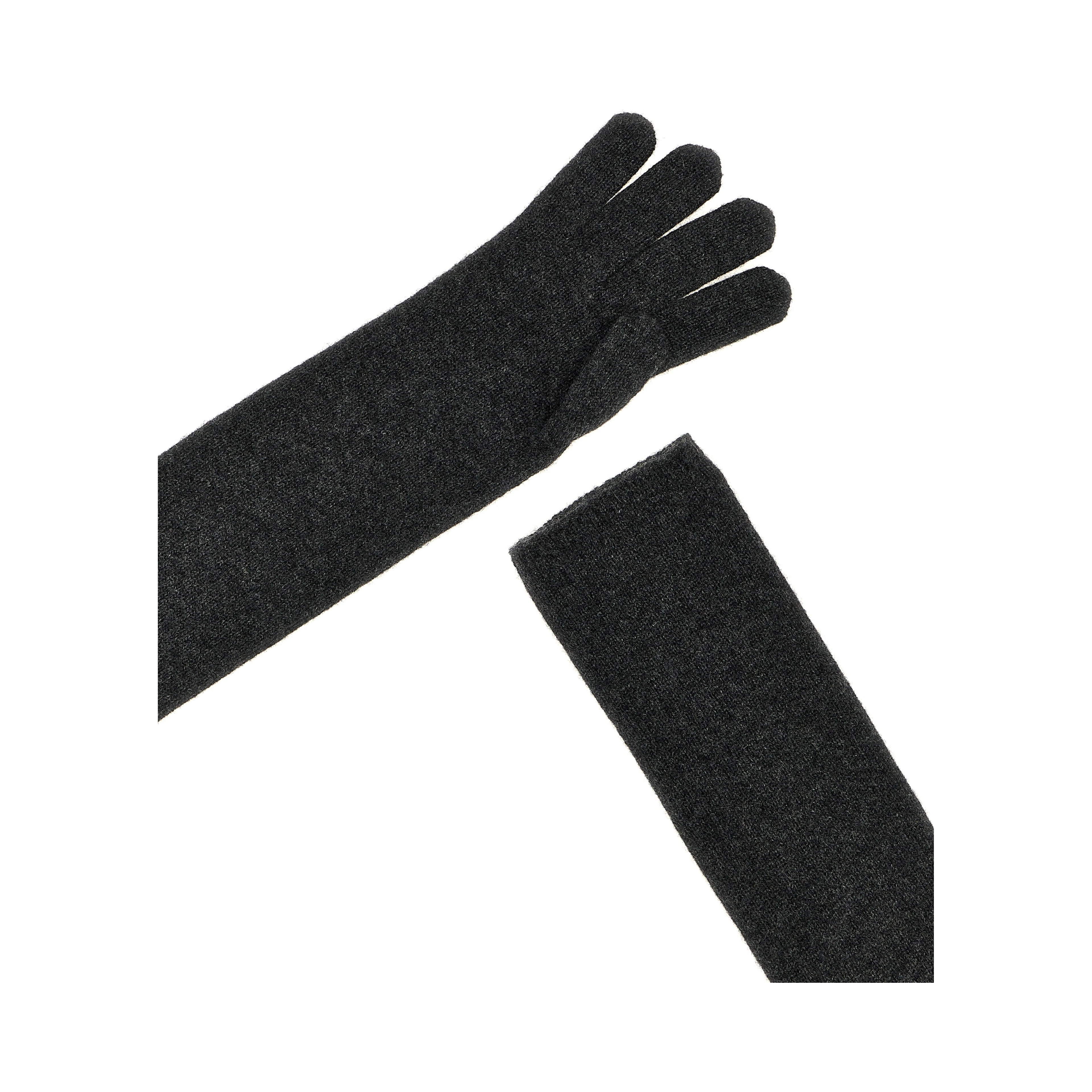 Gray Cashmere Gloves