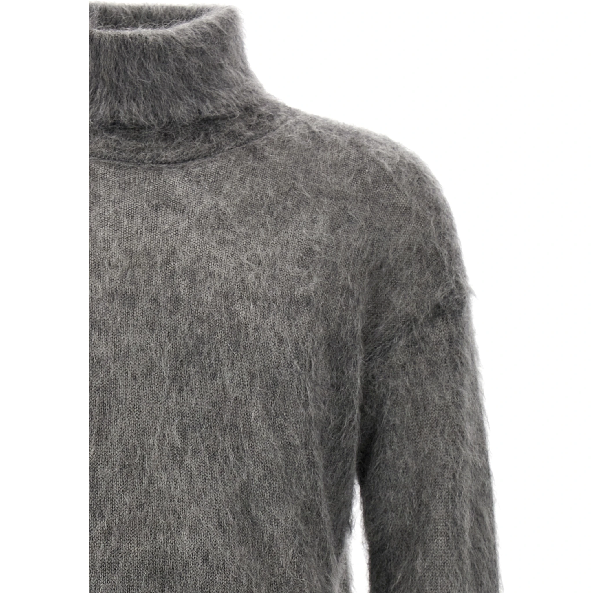 Gray Wool Cardigan