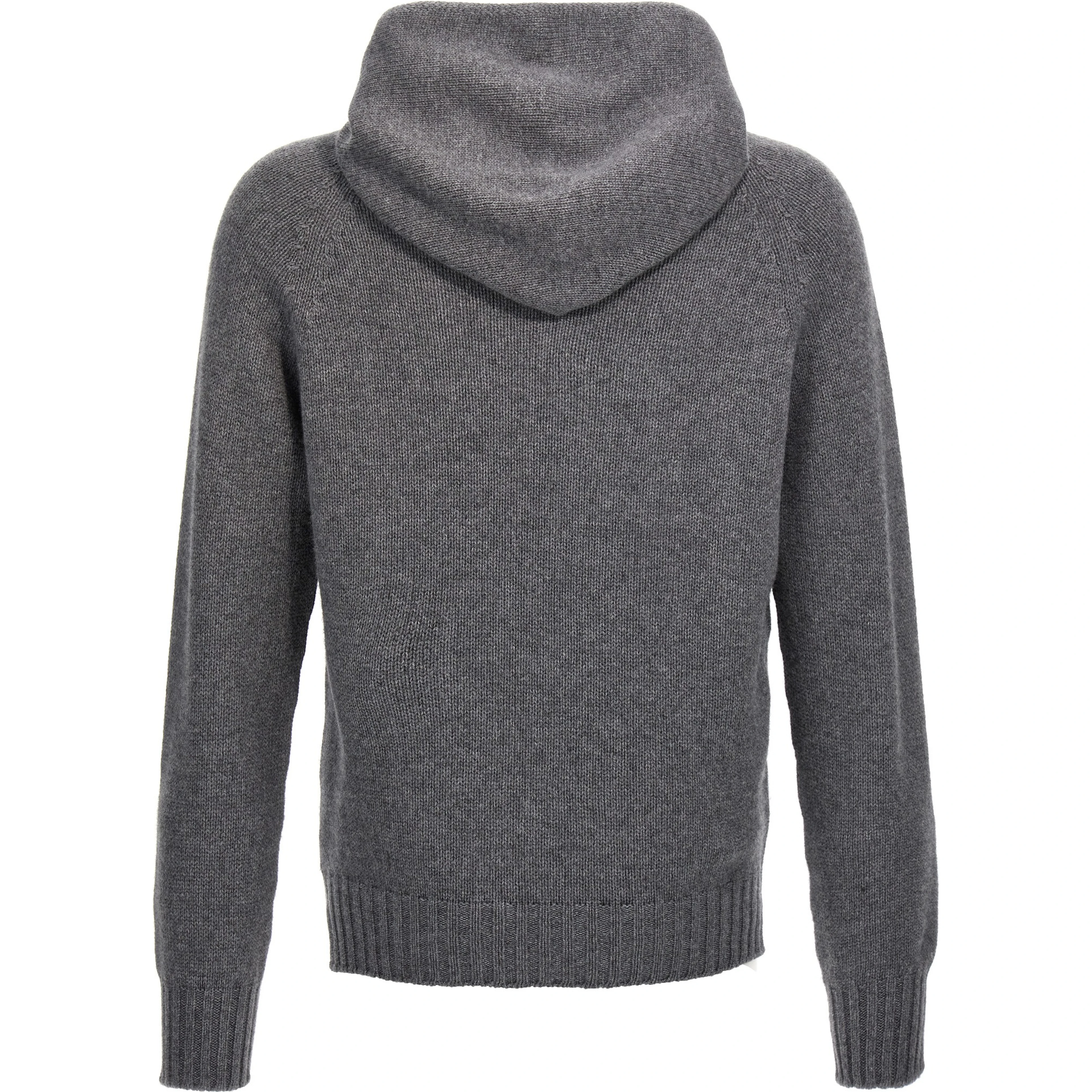 Gray Wool Cardigan