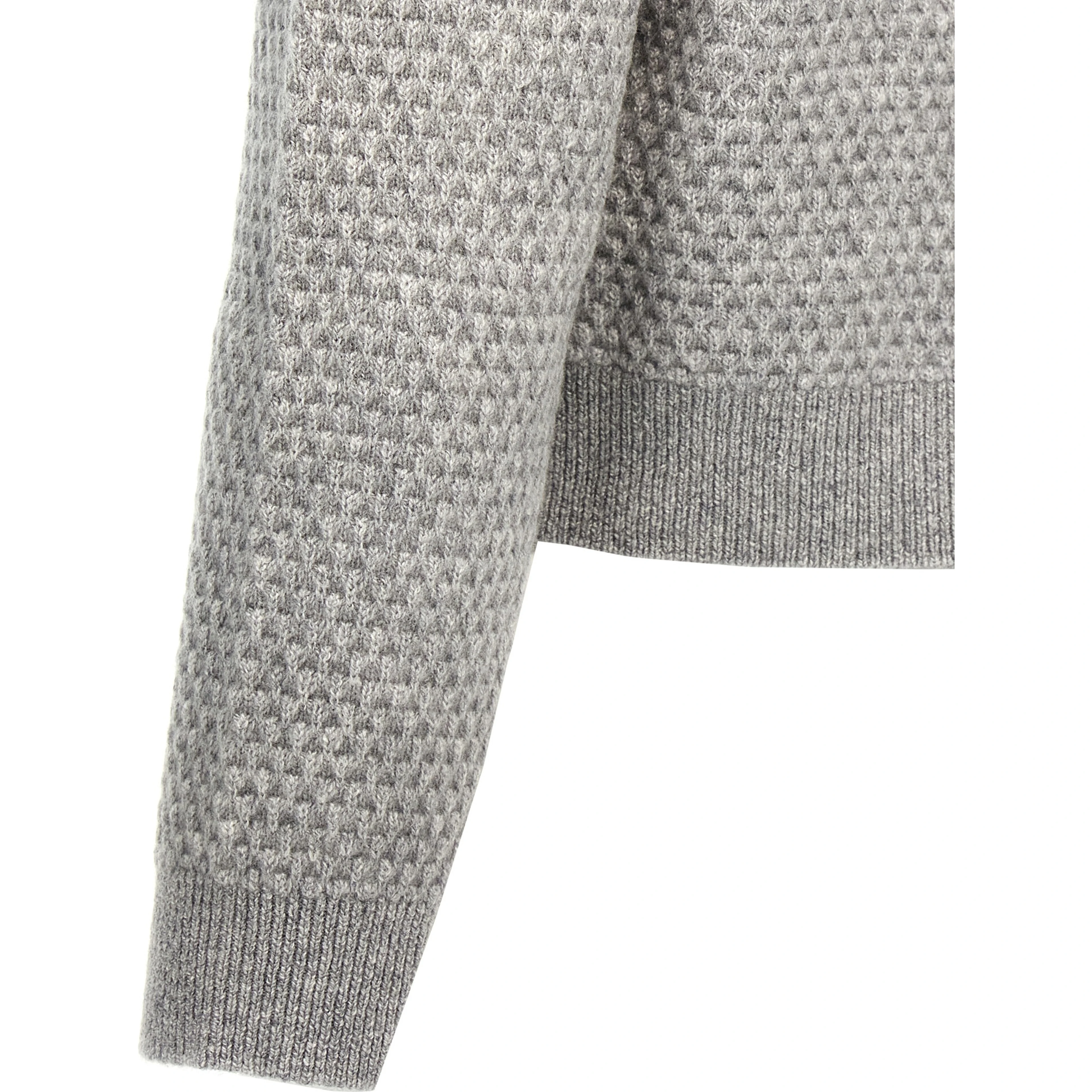 Gray Cashmere Cardigan