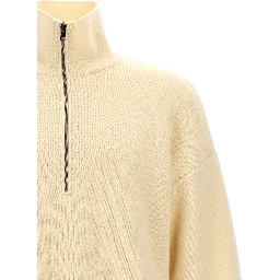 White Merino Wool Cardigan