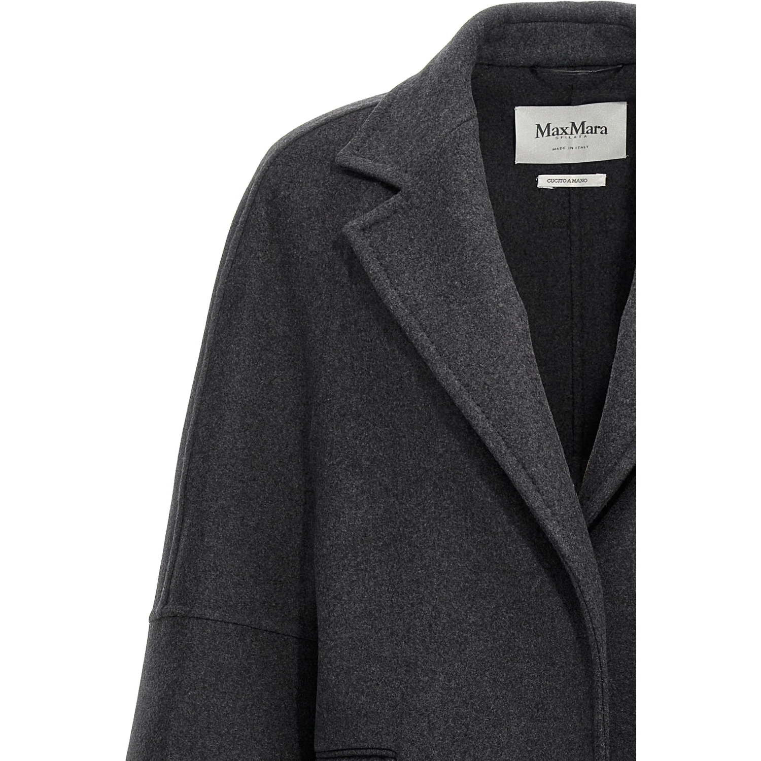 Gray Virgin Wool Coat