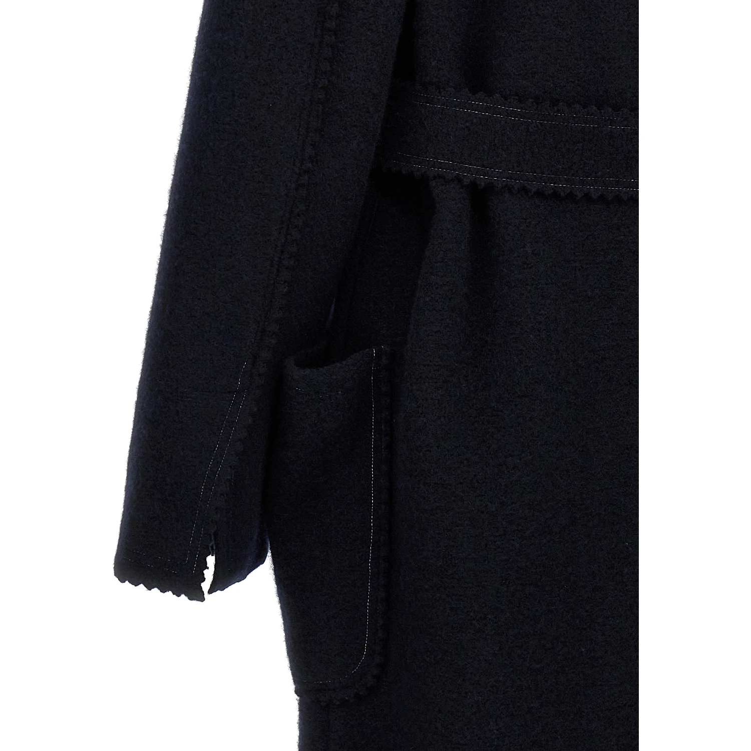 Blue Wool Coat