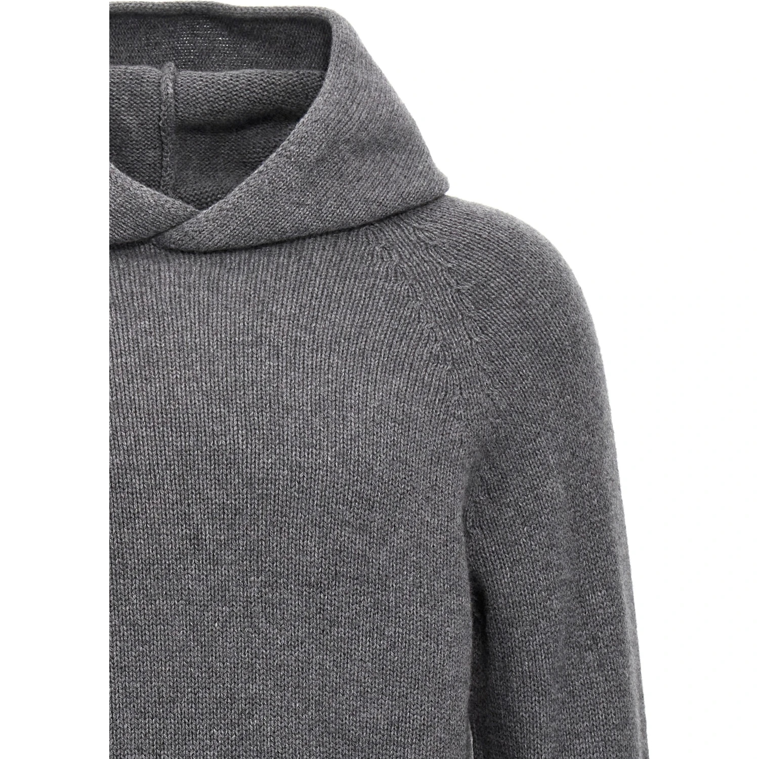Gray Wool Cardigan